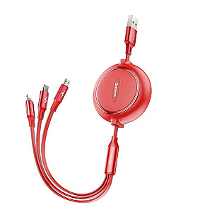 CABLE USB TO 3IN1 1.2M/RED CAMLT-JH09 BASEUS