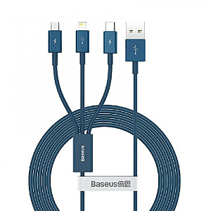 CABLE USB TO 3IN1 1.5M/BLUE CAMLTYS-03 BASEUS