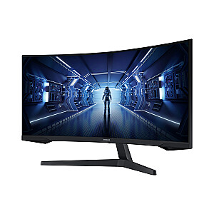 Samsung Odyssey C34G55TWWP 86,4 cm (34 collas) 3440 x 1440 pikseļi UltraWide Dual Quad HD LED melns