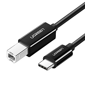 Printer Cable USB-C 2.0 to USB-B UGREEN US241, 1m (black)