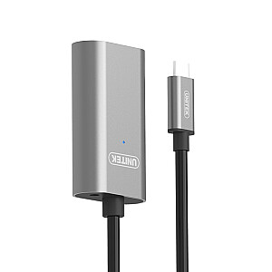 UNITEK U305A USB kabelis 5 m USB 3.2 Gen 1 (3.1 Gen 1) USB C pelēks