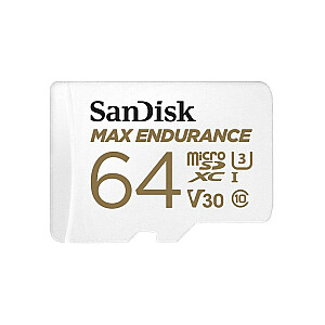 Адаптер SanDisk Max Endurance microSDXC 64 ГБ Class 10 U3+