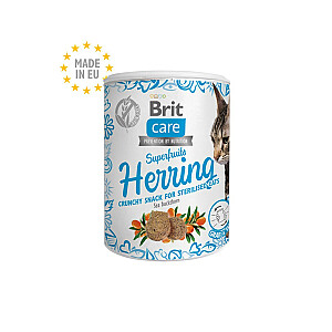 BRIT Care Cat Snack Superfruits Siļķe - kaķu cienasts - 100g