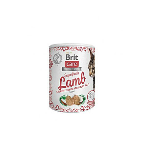 BRIT Care Cat Snack Superfruits Lamb - kaķu cienasts - 100g