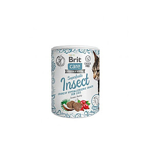 BRIT Care Cat Snack Superfruits Insect - kaķu cienasts - 100g