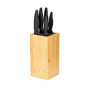 Набор ножей Smile bamboo block SNS-5, 6 предметов