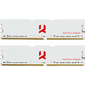 Atmiņa GoodRam IRDM PRO Crimson White, DDR4, 16 GB, 3600 MHz, CL18 (IRP-C3600D4V64L18S/16GDC)