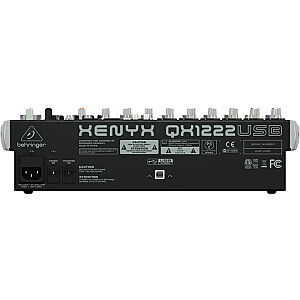 Behringer QX1222USB audio mikseris 16 kanāli