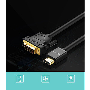 Ugreen HDMI - DVI cable 4K 60Hz 30AWG 1m black (30116)