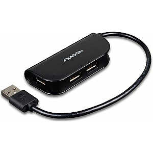 HUB USB Axagon 4 порта USB 2.0 черный (HUE-X4B)
