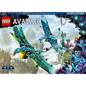 LEGO Avatar Džeika un Neitiri pirmais lidojums uz jūru (75572)