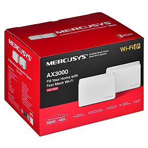 Tīkla Wi-Fi sistēma visai mājai Mercusys AX3000