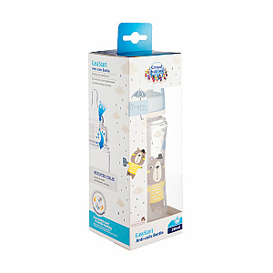 Canpol babies Plata kakla barošanas pudelīte Anti-colic 240ml Easy Start BONJOUR PARIS 35/232_blu