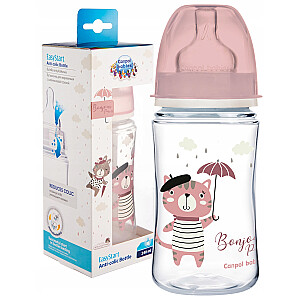 Canpol baby Бутылочка для кормления с широким горлышком Anti-colic 240мл Easy Start BONJOUR PARIS 35/232_pin