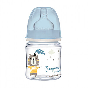 Canpol babies Plata kakla barošanas pudelīte Anti-colic 120ml Easy Start BONJOUR PARIS 35/231_blu