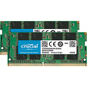 Svarīga SODIMM DDR4 32 GB 3200 MHz CL22 piezīmjdatora atmiņa (CT2K16G4SFRA32A)