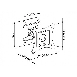 TECHLY 023868 Techly Wall mount for TV L