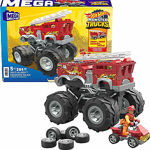 Mattel Bricks Guard MEGA BLOKS Hot Wheel Monster Trucks 5 signalizācija + Buggy ATV Building Bricks Car Set HHD19 p4 MATTEL