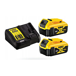 Pārnēsājams ripzāģis DEWALT DCS570P2-QW 18,4 cm, dzeltens, 5500 apgr./min.