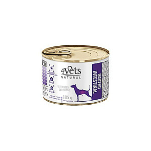 4VETS Natural Gastro Intestinal Dog - mitrā barība suņiem - 185g