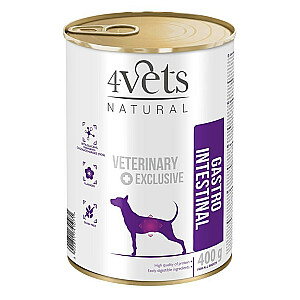 4VETS Natural Gastro Intestinal Dog - mitrā barība suņiem - 400g