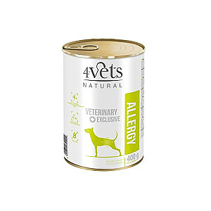 4VETS Natural Allergy Lamb Dog - mitrā barība suņiem - 400g