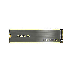 SSD ADATA LEGEND 850 1TB M.2 PCIE 3D NAND Write speed 4500 MBytes/sec Read speed 5000 MBytes/sec TBW 1000 TB MTBF 2000000 hours ALEG-850-1TCS
