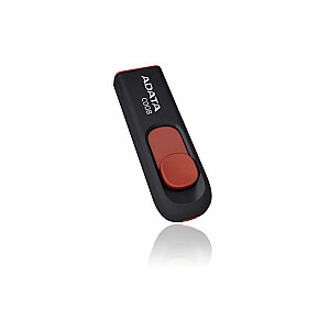 Adata USB C008 64GB USB 2.0 melns un sarkans