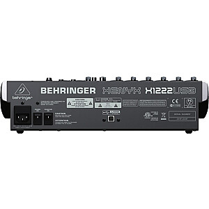 Audio mikseris Behringer X1222USB 4 kanāli