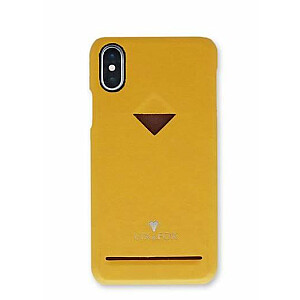 VixFox Apple Card Slot Back Shell for Iphone X/XS mustard yellow