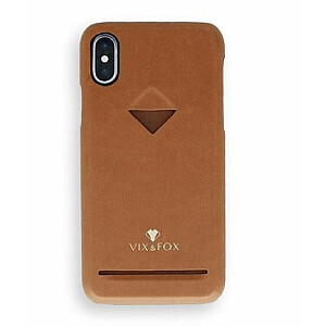 VixFox Apple Card Slot Back Shell for Iphone XSMAX caramel brown