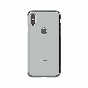 Чехол Devia Apple Glitter soft case (TPU) iPhone XS Max (6.5) серебристый