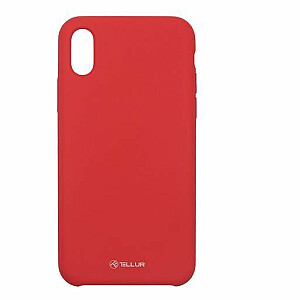 Жидкий силиконовый чехол Tellur Apple для iPhone XS красный