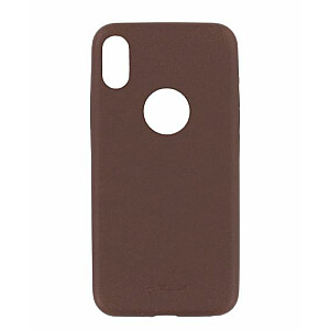 Tellur Apple Cover Slim Synthetic Leather for iPhone X/XS brown