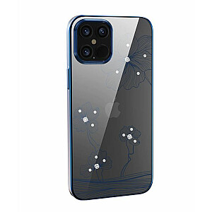 Чехол Devia Apple Crystal Flora iPhone 12 mini синий