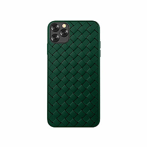 Чехол Devia Apple Woven Pattern Design Soft Case для iPhone 11 Pro Max, зеленый