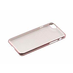 Твердый чехол Tellur Apple Cover для iPhone 7 с горизонтальными полосками розовый