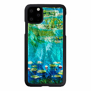 Ikins Apple SmartPhone case iPhone 11 Pro Max water lilies black