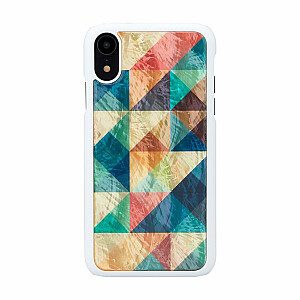 Ikins Apple SmartPhone case iPhone XR mosaic white