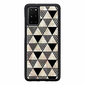 Ikins Samsung case for Samsung Galaxy S20+ pyramid black