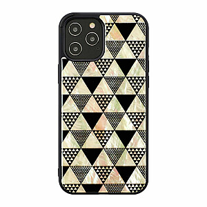 Ikins Apple case for Apple iPhone 12/12 Pro pyramid black