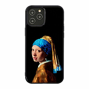 Ikins Apple case for Apple iPhone 12 Pro Max girl with a pearl earring
