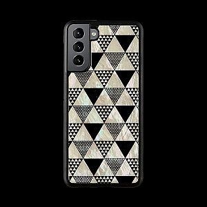 Чехол Ikins для Samsung Galaxy S21+ пирамидка черный