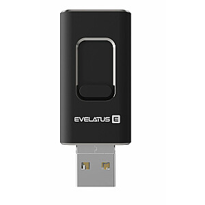 Evelatus USB Flash 4in1 32GB EFD03 (USB, Micro, Type C и iPhone) Черный