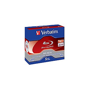 Verbatim  5x BD-RE DL 50GB 2x JC 5pc