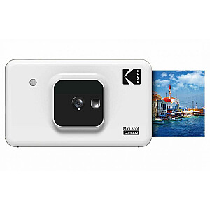 Камера мгновенной печати KODAK Mini Shot 2 и принтер белого цвета