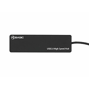 Tellur Basic USB Hub, 4 порта, USB 2.0, черный
