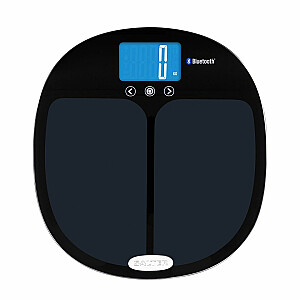 Salter  9192 BK3R Curve Bluetooth Smart Analyser Bathroom Scale black