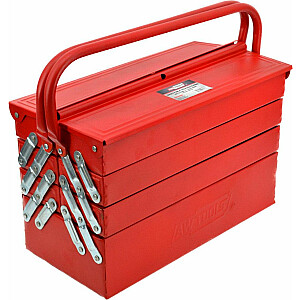 AWTools AWTOOLS METAL TOOL BOX 7 gab. 430x200x250mm AW30988