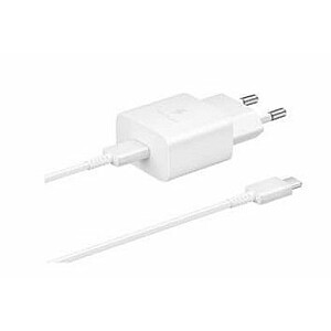 Samsung  USB-C Travel Charger 15W White + USB-C Data Cable White
